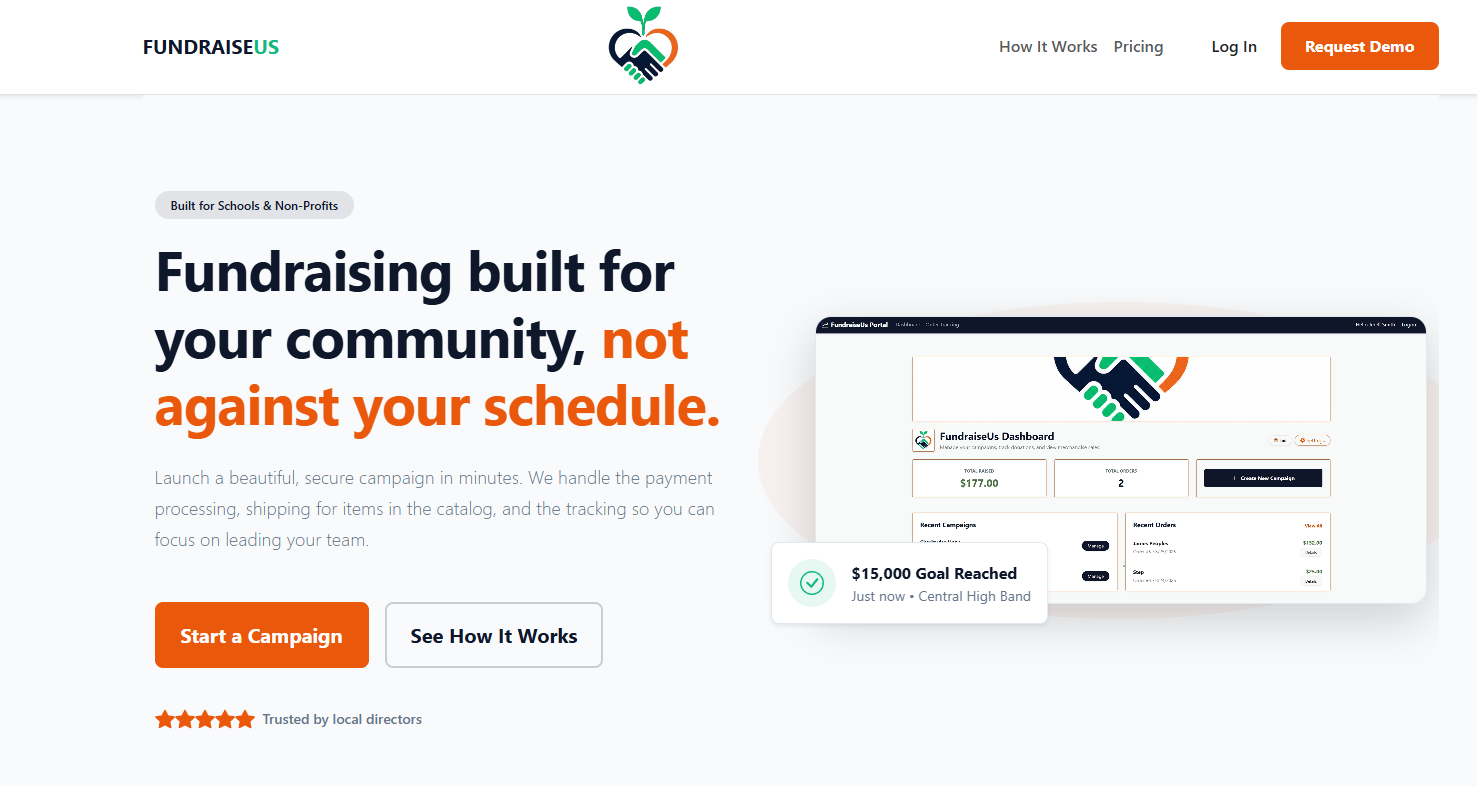 FundraiseUs UI