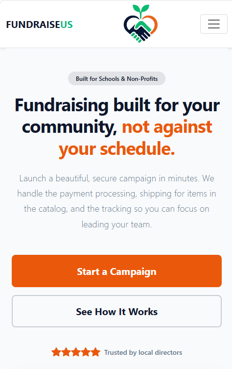 FundraiseUs UI